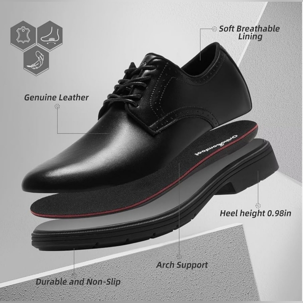 NWOT OrthoComfoot Orthopedic Business Shoes - Picture 4 of 11